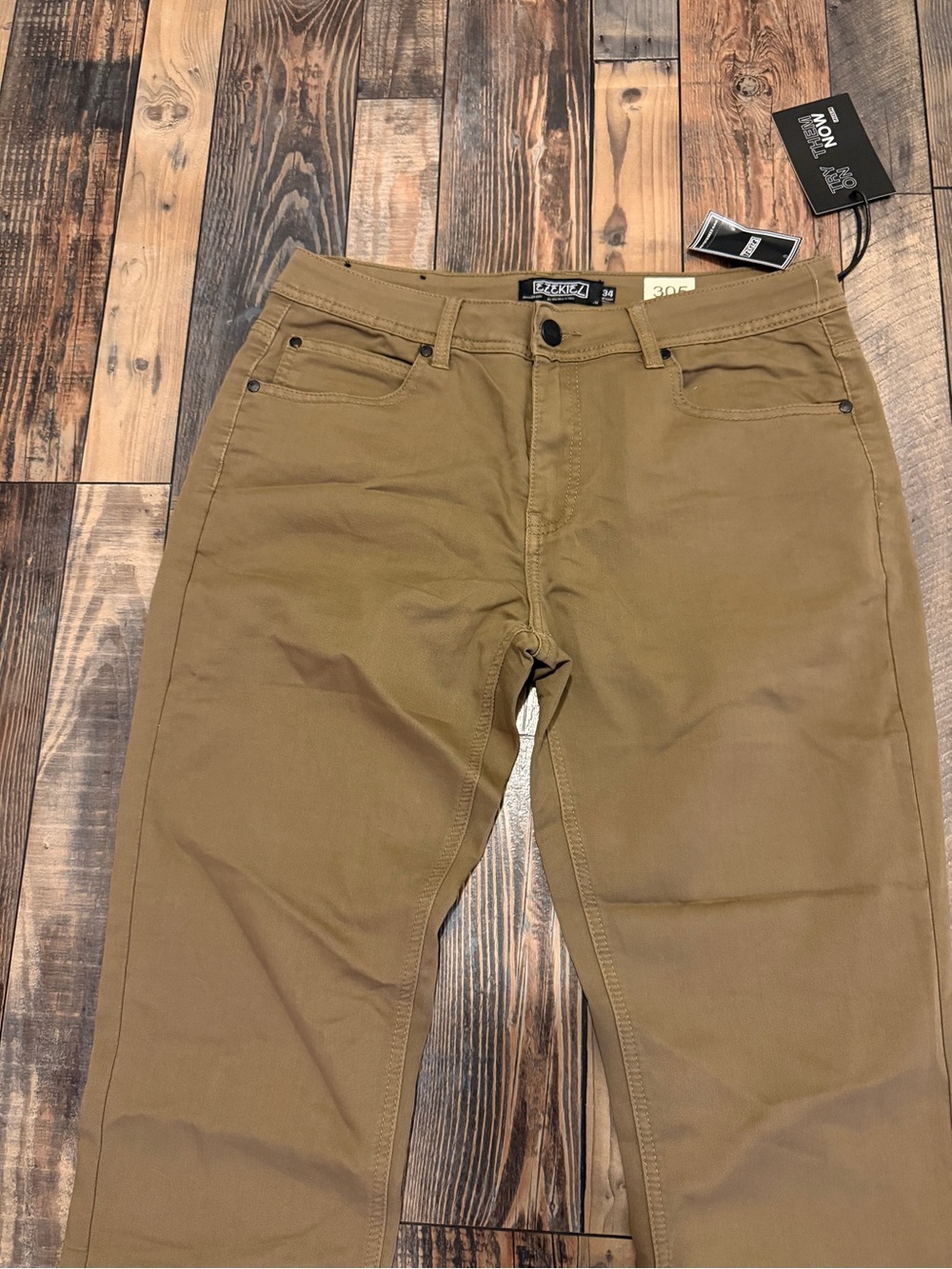Ezekiel Chopper Men's Pants in Coffee Brown Size 34 NWT - Picture 3 of 9